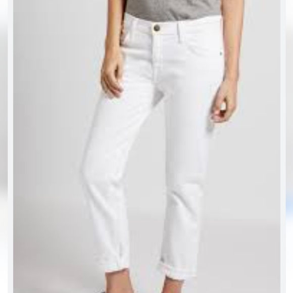 Current/Elliott Denim - Current/ Elliott The Fling Sandy White Jeans Size 25